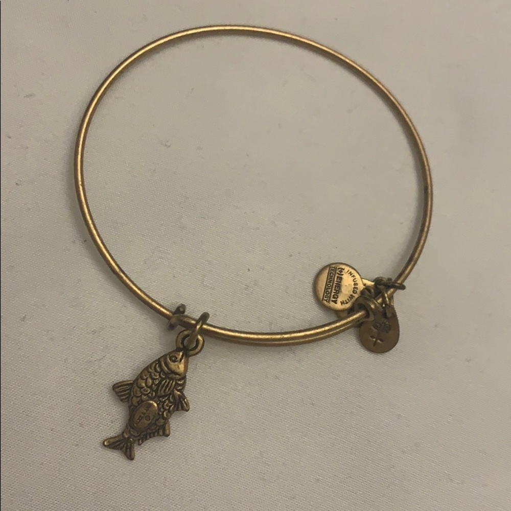 Fish charm Alex and ani bracelet